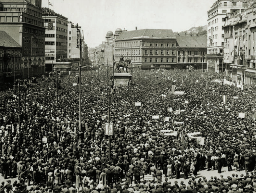 Miting oslobođenja grada i zemlje, Zagreb, 11. svibnja 1945. godine