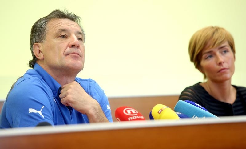 02.07.2015., Moravske Toplice, Slovenija - Izvrsni predsjednik Dinama Zdravko Mamic na pripremama Dinama odrzao konferenciju za novinare o policijskom pretresu njegove kuce u Zagrebu, pretresu kuce njegova brata, trenera Dinama Zorana Mamica, te prostorija uprave GNK Dinamo. Photo: Igor Kralj/PIXSELL