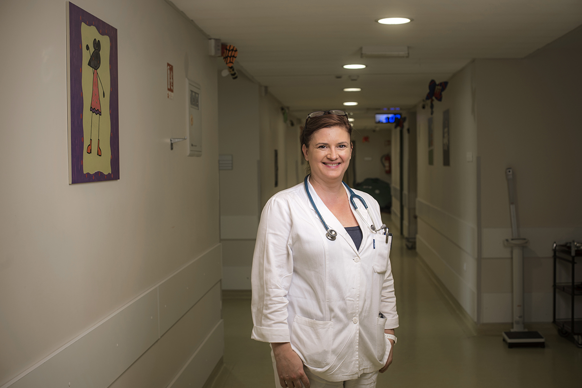 Prim.mr.sc. Aleksandra Bonevski, voditeljica Odjela za solidne tumore, Klinika za dječje bolesti