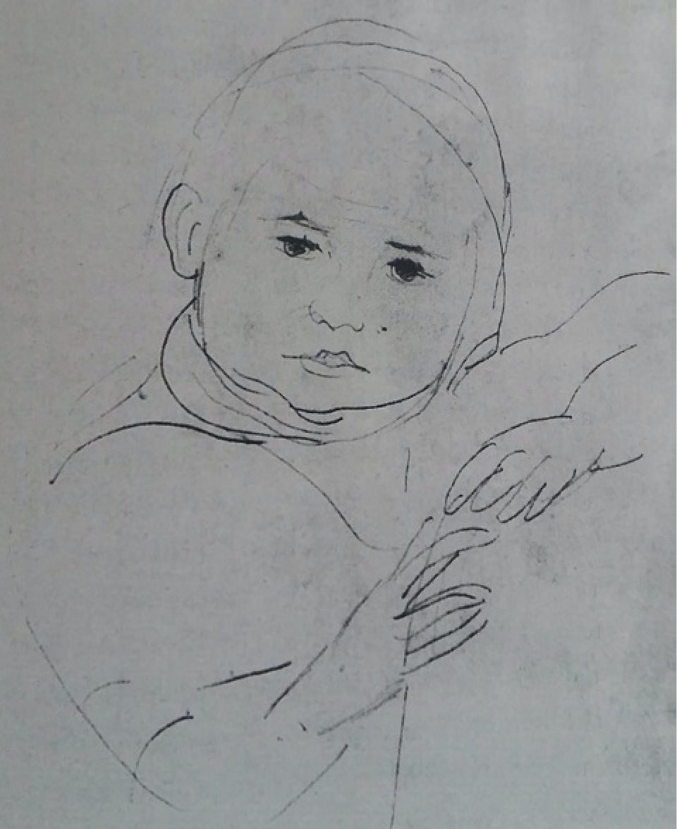 Portret Cvijete iz 1927.