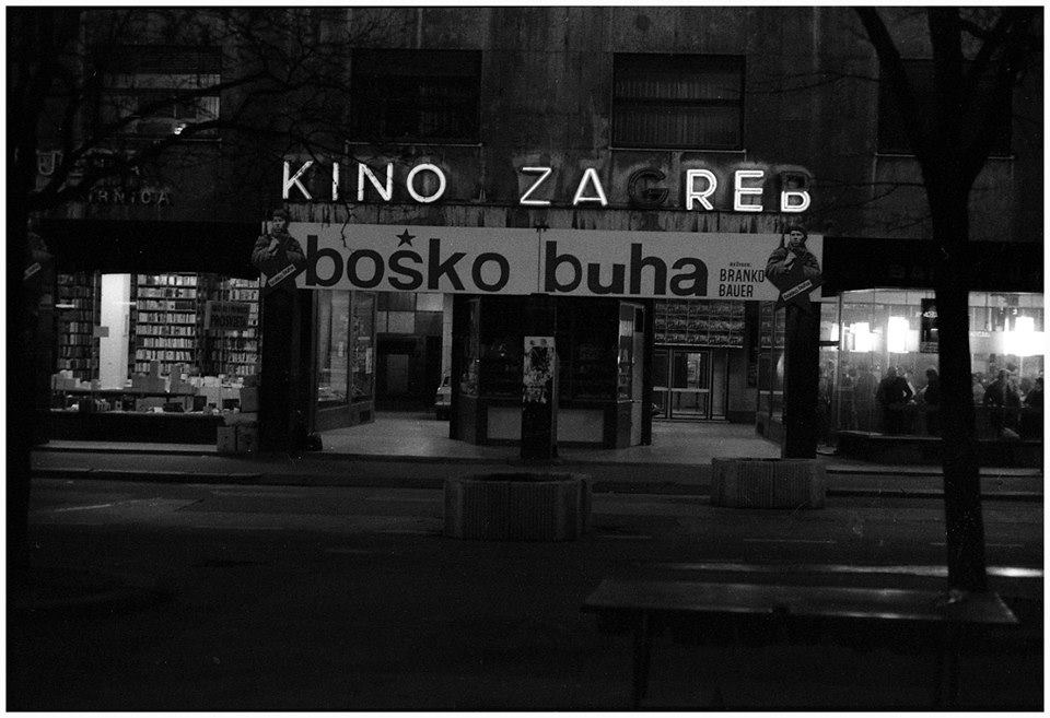 Pogled prema kinu Zagreb 70-ih