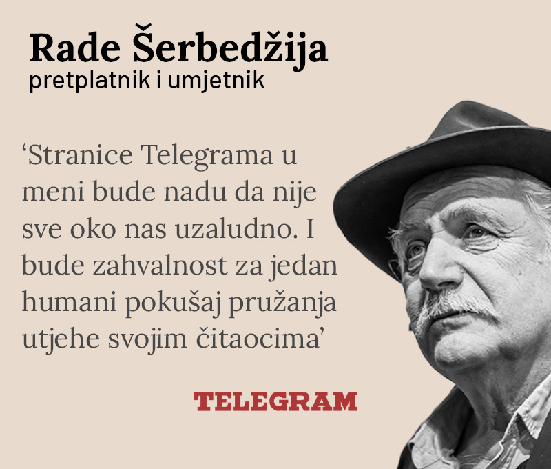 Rade Šerbedžija - pretplatnik i umjetnik