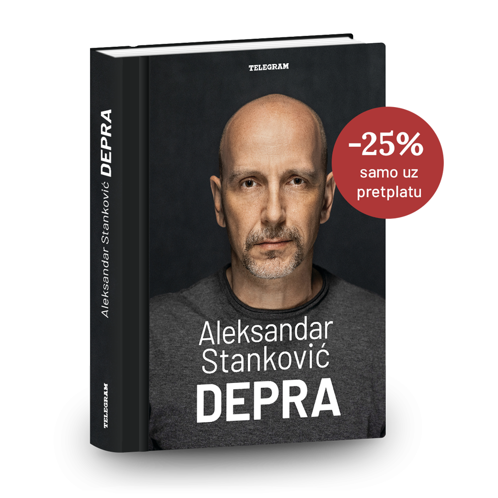 Naslovnica nove knjige Aleksandra Stankovića 'Depra'
