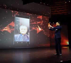 Jack Ma na predstavljanju aplikacije Smile to Pay (Foto: Twitter)