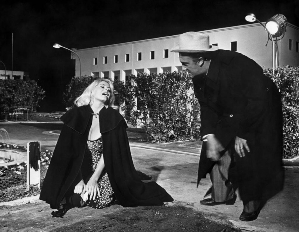 Anita Ekberg i Federico Fellini