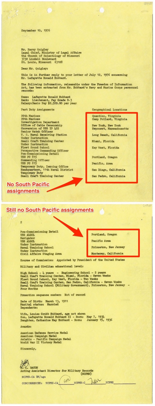 Dokument bez Pacifika