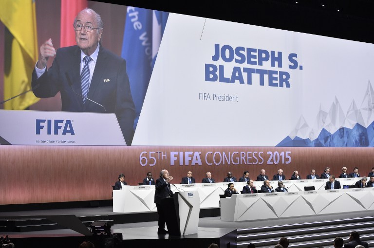 Blatter drži govor