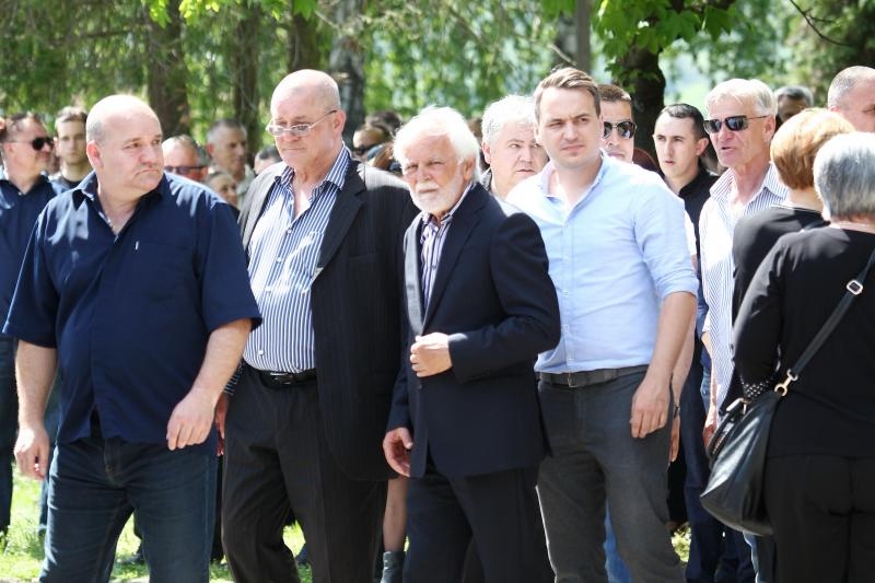 06.05.2015., Zagreb - Pogreb Vinka Žuljevića Klice na Markovom polju. Ivan Andabak, Mladen Naletilić Tuta. 