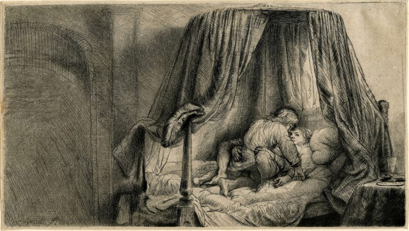 Rembrandt –The French Bed (1646)