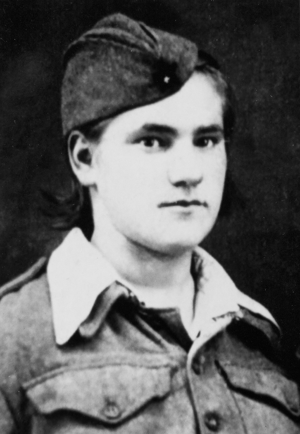 Gospođa Ljubica u partizanima snimljena 1944. godine