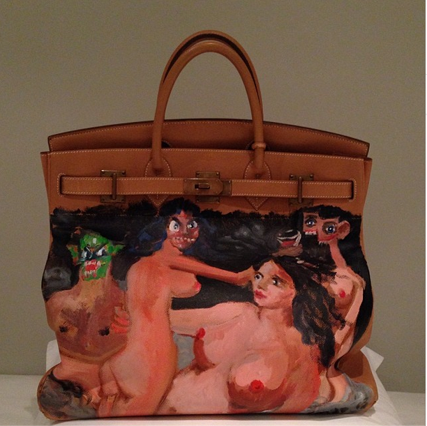 Hermesova Birkin torba koju je za Kim Kardashian oslikao umjetnik George Condo