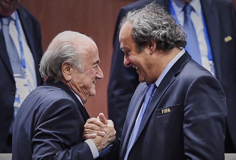Blatter i Platini