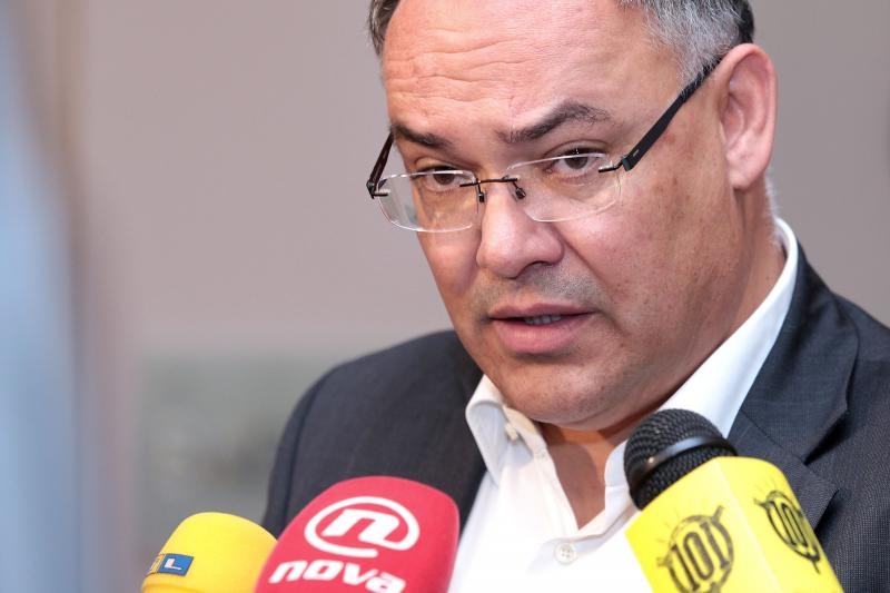 25.09.2015., Zagreb - Damir Kajin dao izjavu za medije i ocijenio rad ovog saziva Sabora. Photo: Patrik Macek/PIXSELL