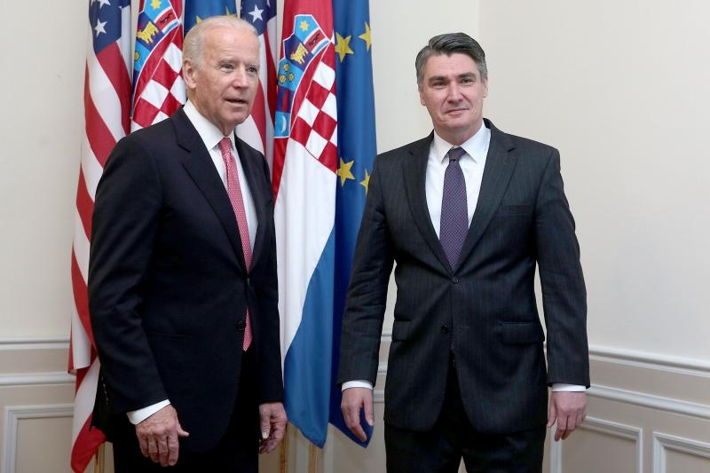 Premijer Zoran Milanović sastao se s američkim potpredsjednikom Joe Bidenom Fotot: Patrik Macek/PIXSELL