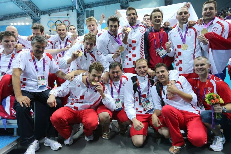  Hrvatska vaterpolska reprezentacija osvojila je zlatnu olimpijsku medalju u Londonu 2012. 
