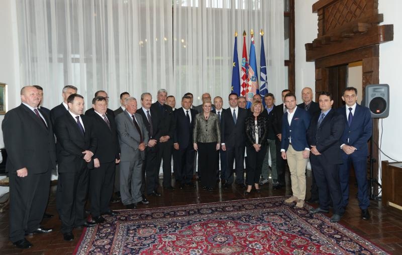 S prve sjednice Vijeća za domovinsku sigurnost, Vanđelić drugi zdesna