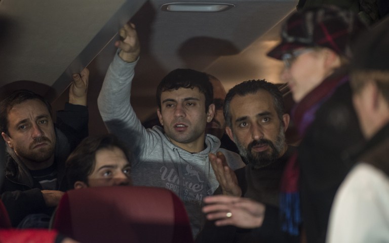 Sirijci nisu znali da je njihovo putovanje u Berlin dio političkog prosvjeda