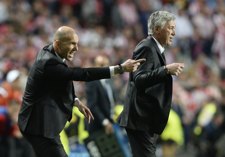 Zidane i Ancelotti
