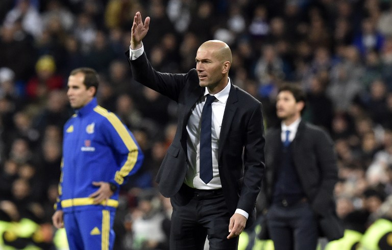 Trener Real Madrida Zinedine Zidane