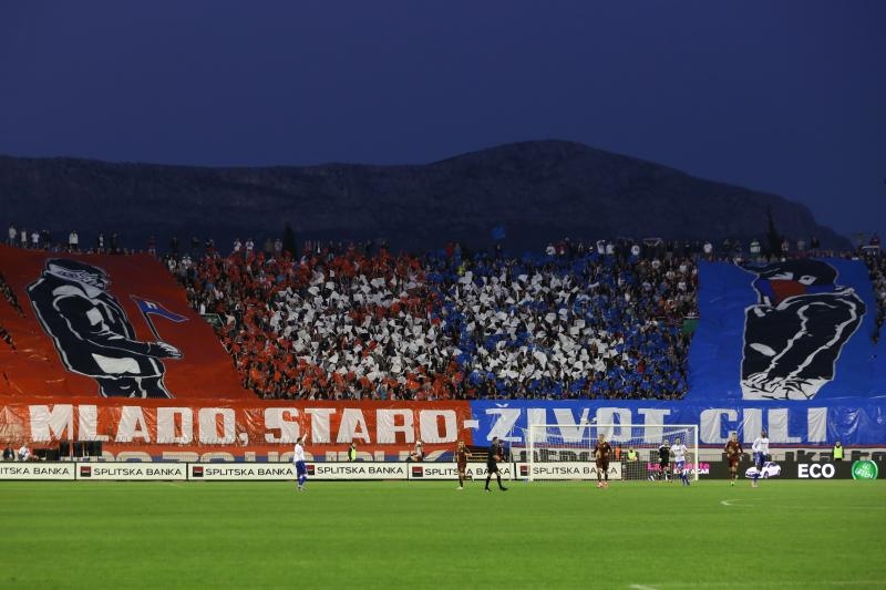 01.11.2015., stadion Poljud, Split - MAXtv 1. HNL, 15. kolo, HNK Hajduk - HNK Rijeka. Torcida. Photo: Miranda Cikotic/PIXSELL