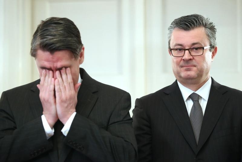 Zoran Milanović i Tihomir Orešković. Foto: Sanjin Strukić/PIXSELL 
