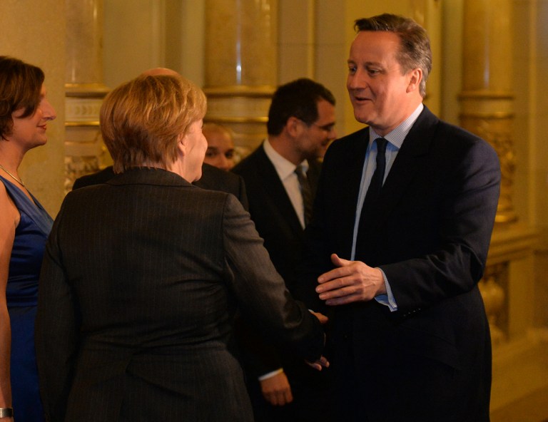 Angela Merkel i David Cameron