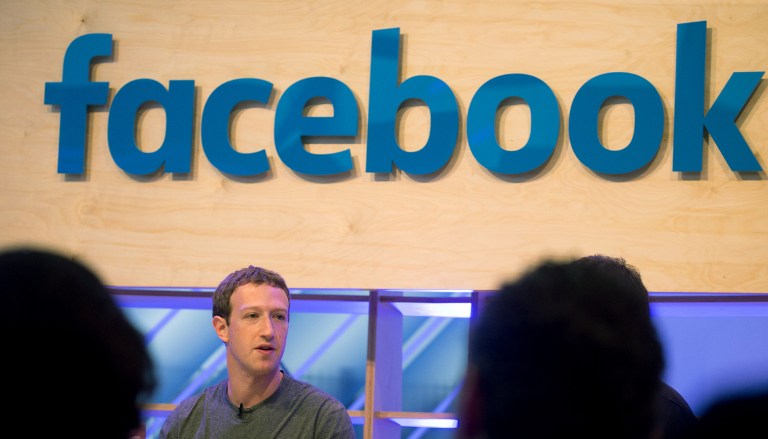 Facebook founder and chief Mark Zuckerberg speaks at the so-called "Facebook Innovation Hub" in Berlin on February 25, 2016. Facebook announced it was donating computer servers to a number of research institutions across Europe, starting with Germany, to accelerate research efforts in artificial intelligence (AI) and machine learning. / AFP PHOTO / dpa / Kay Nietfeld / Germany OUT