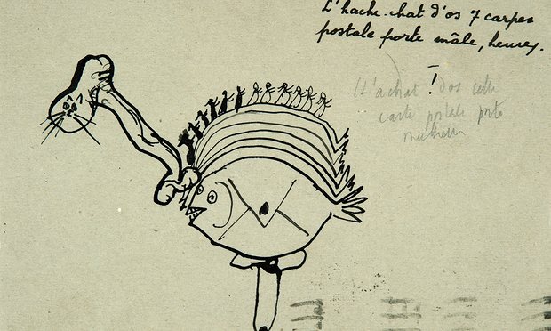 Picassov crtež na poleđini jedne razglednice