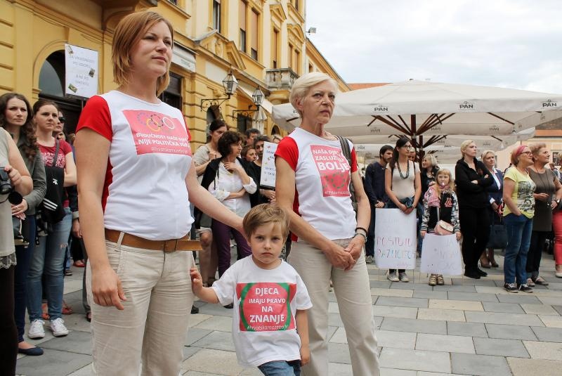 Varaždin - Prosvjed na gradskom korzu u organizaciji inicijative Hrvatska može bolje, Vjeran Zganec Rogulja/PIXSELL