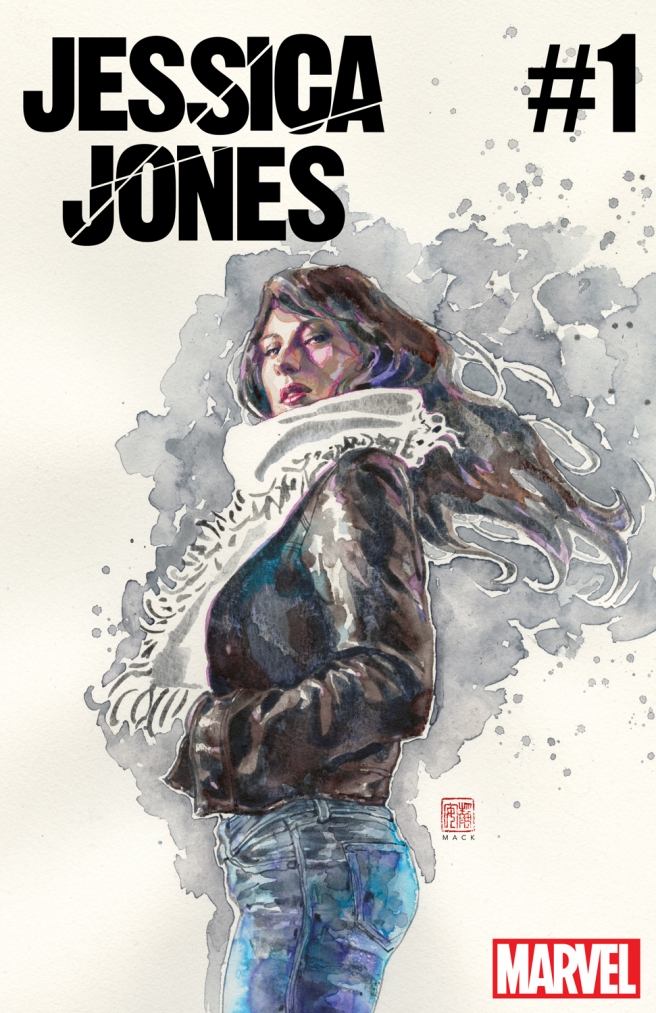 Naslovnica prvog broja nove serije stripa o Jessici Jones