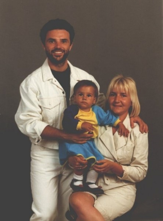 barbara s mamom i tatom 1991. godine
