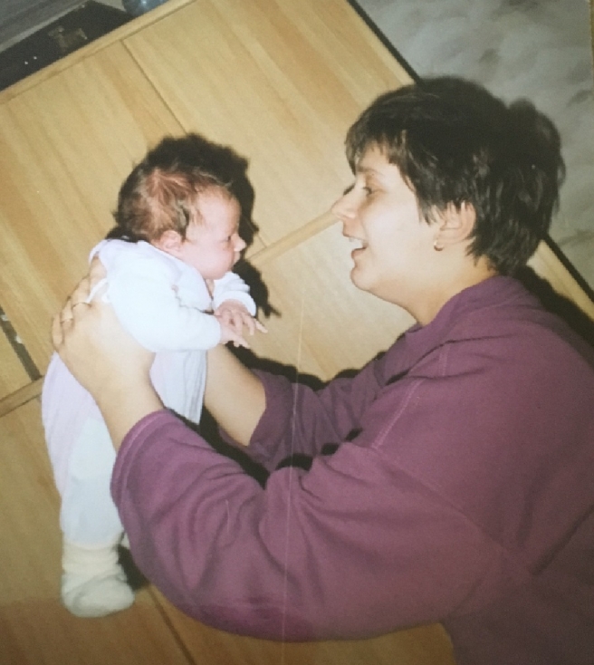 Ana Crnoja i njezina jednomjesečna beba Nina