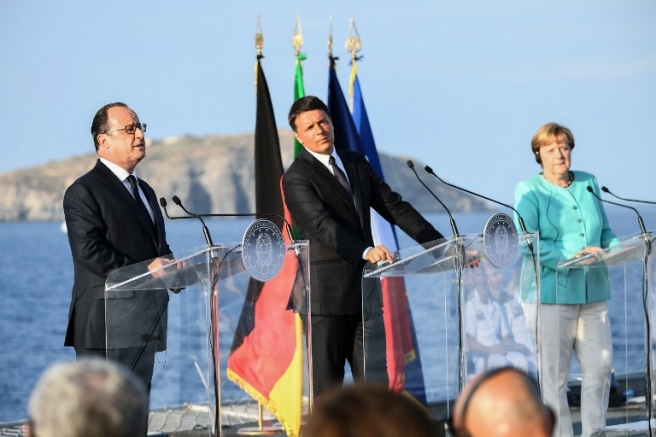 Hollande, Renzi i Merkel