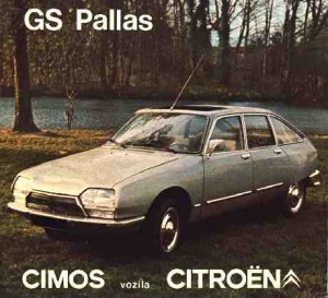 Reklamni oglas za Citroen GS Pallasu