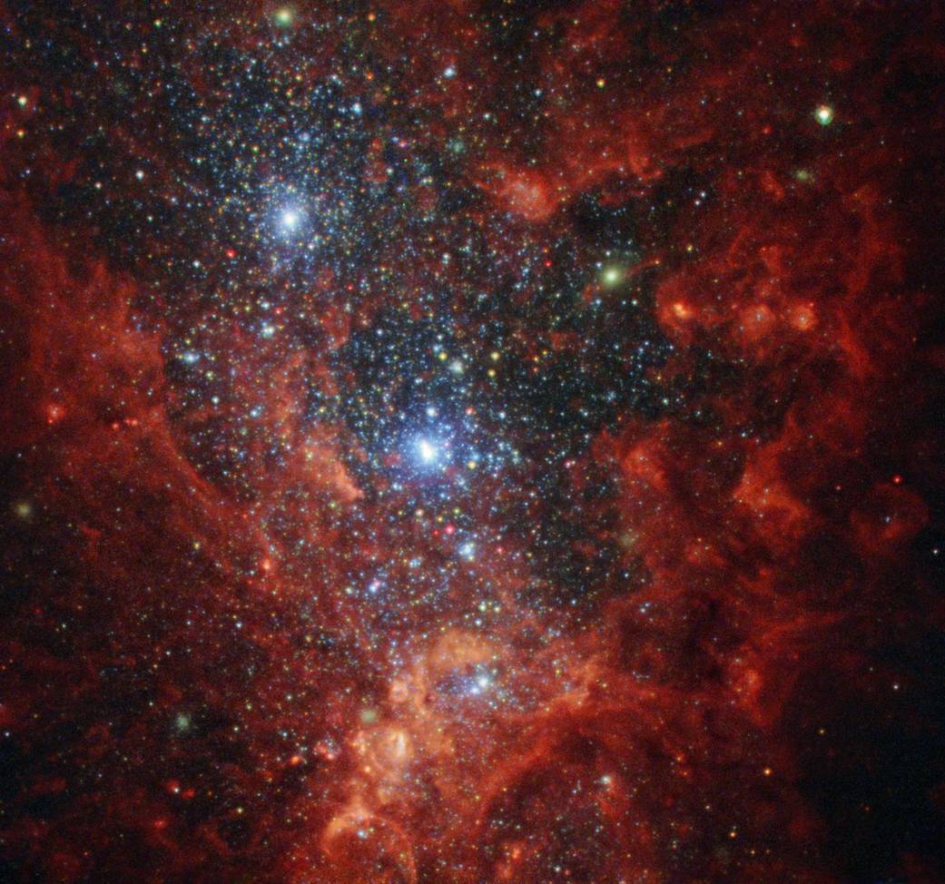 Galaksija NGC 1569 koja se nalazi u blizini Zemlje