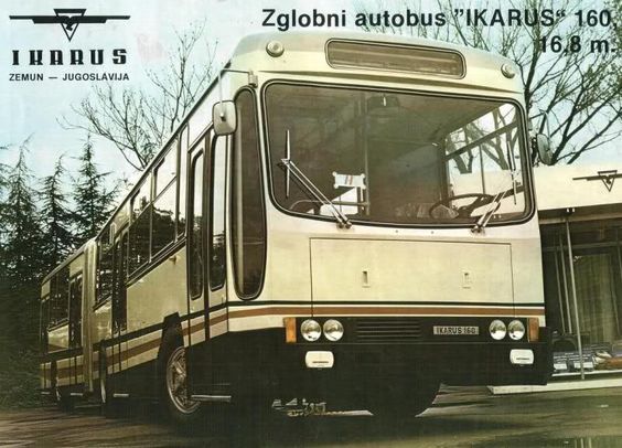 Reklamni plakat za Ikarus zglobni autobus