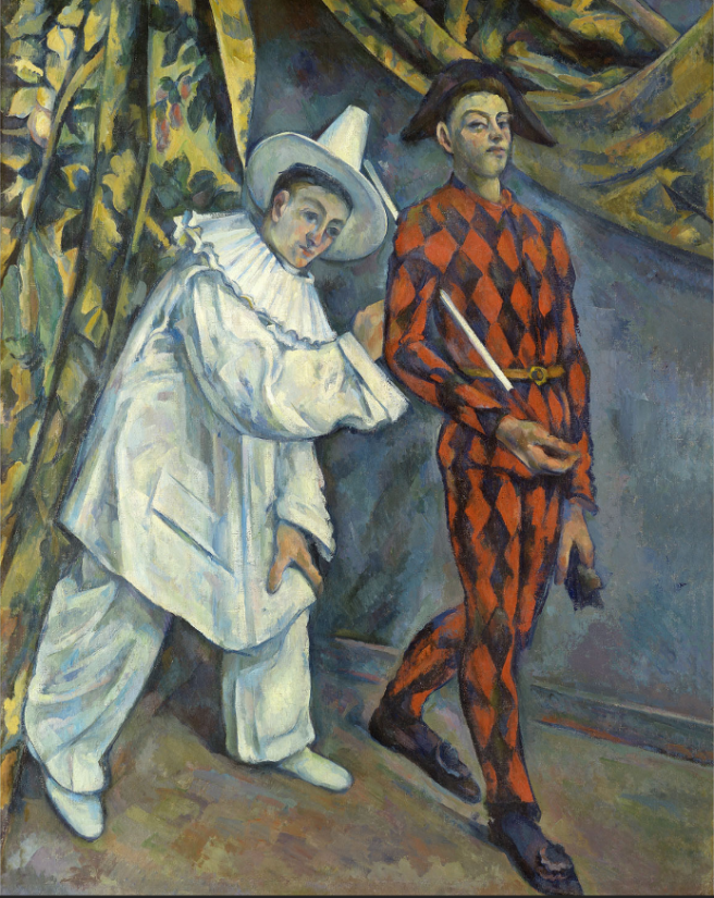 Paul Cézanne, Mardi Gras (Pierrot et Arlequin), 1888-90. 
