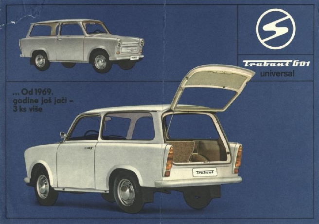 Reklamni plakat za Trabant 601 Universal
