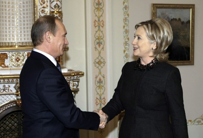 Susret tadašnjeg ruskog premijera Putina i američke državne tajnice Clinton, 2010.