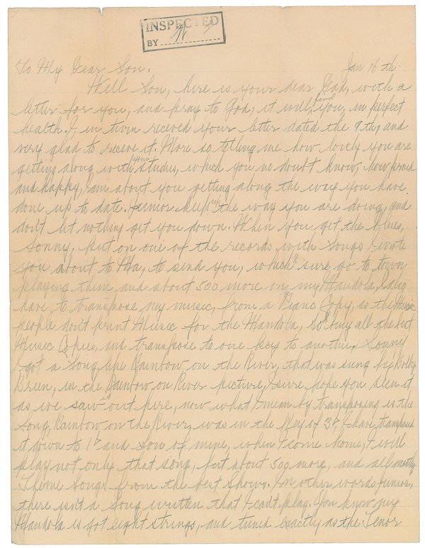 Pismo koje je Al Capone poslao sinu