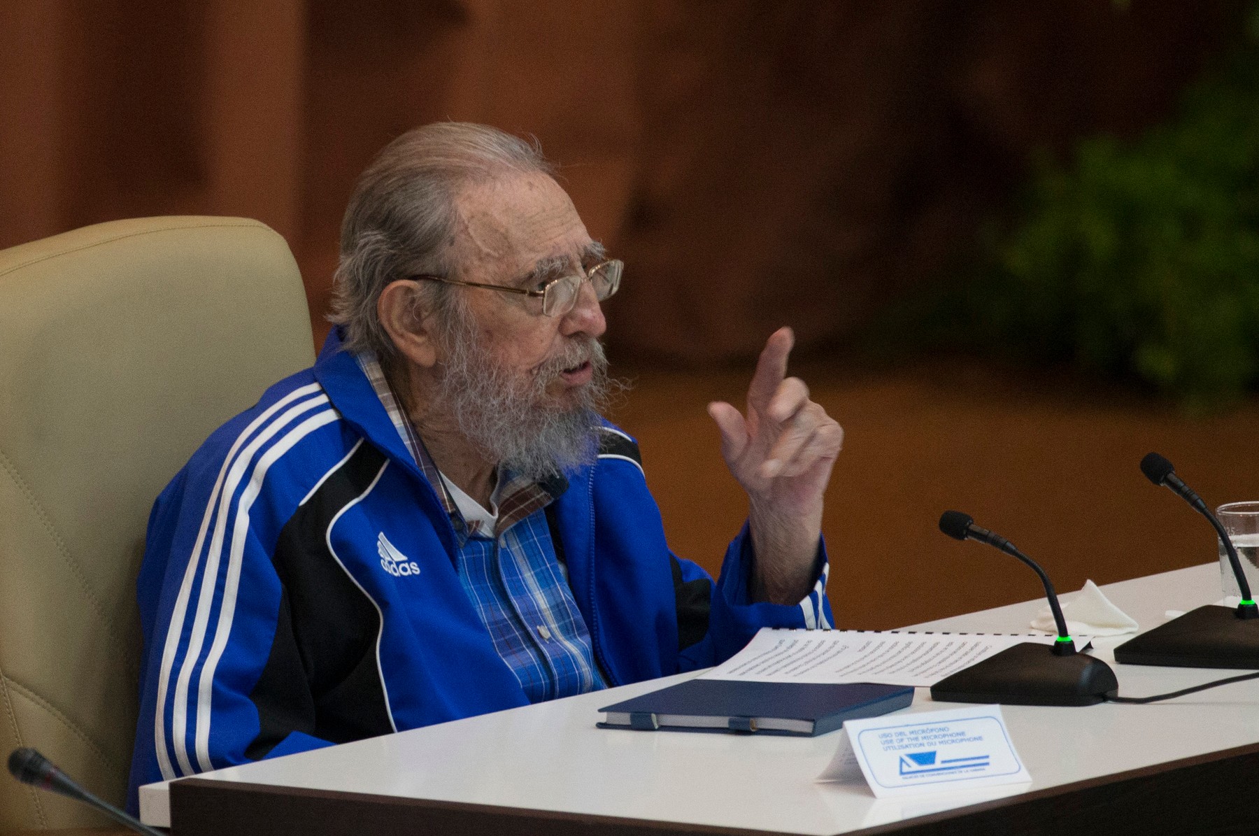 Fidel Castro u travnju 2015.