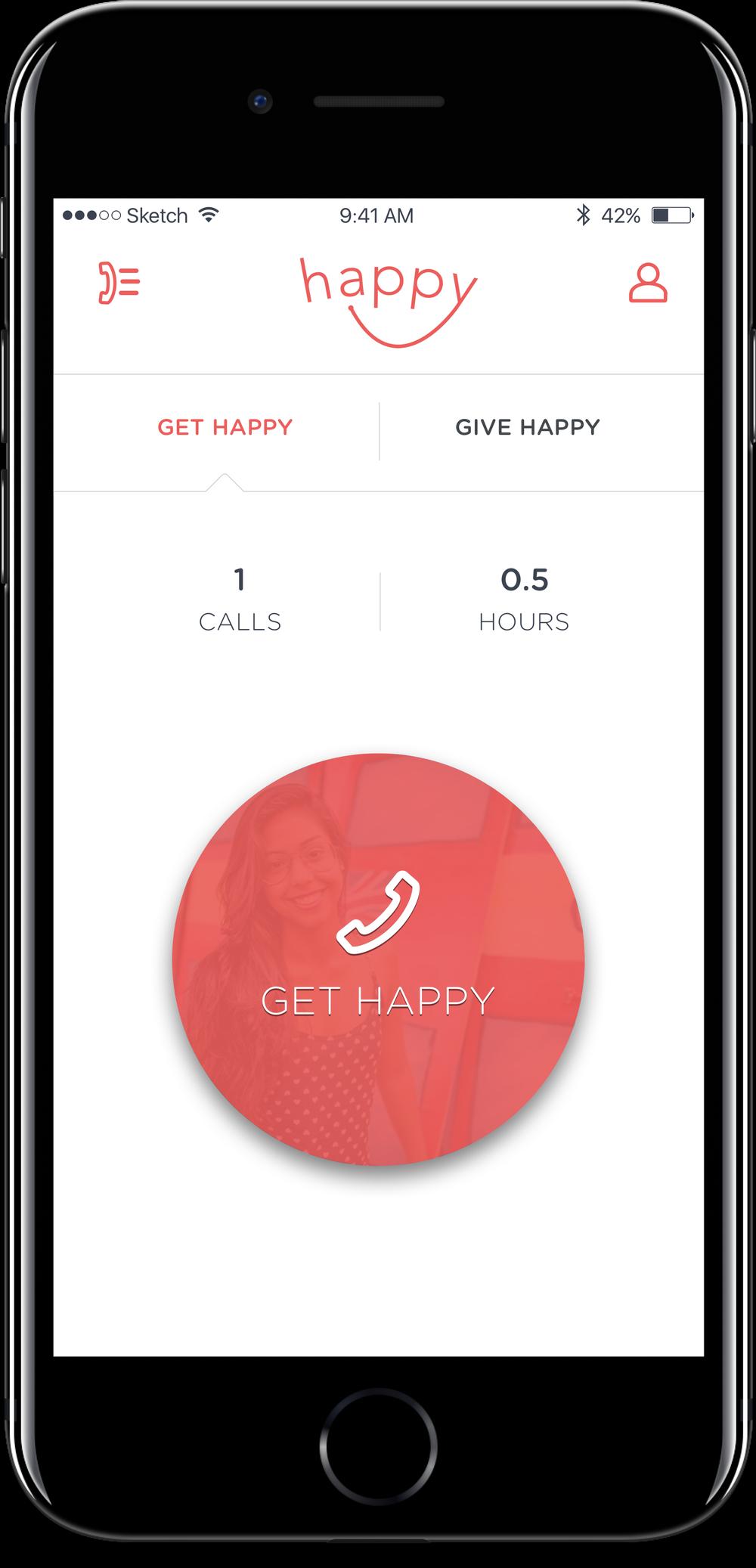 Izgled aplikacije happy