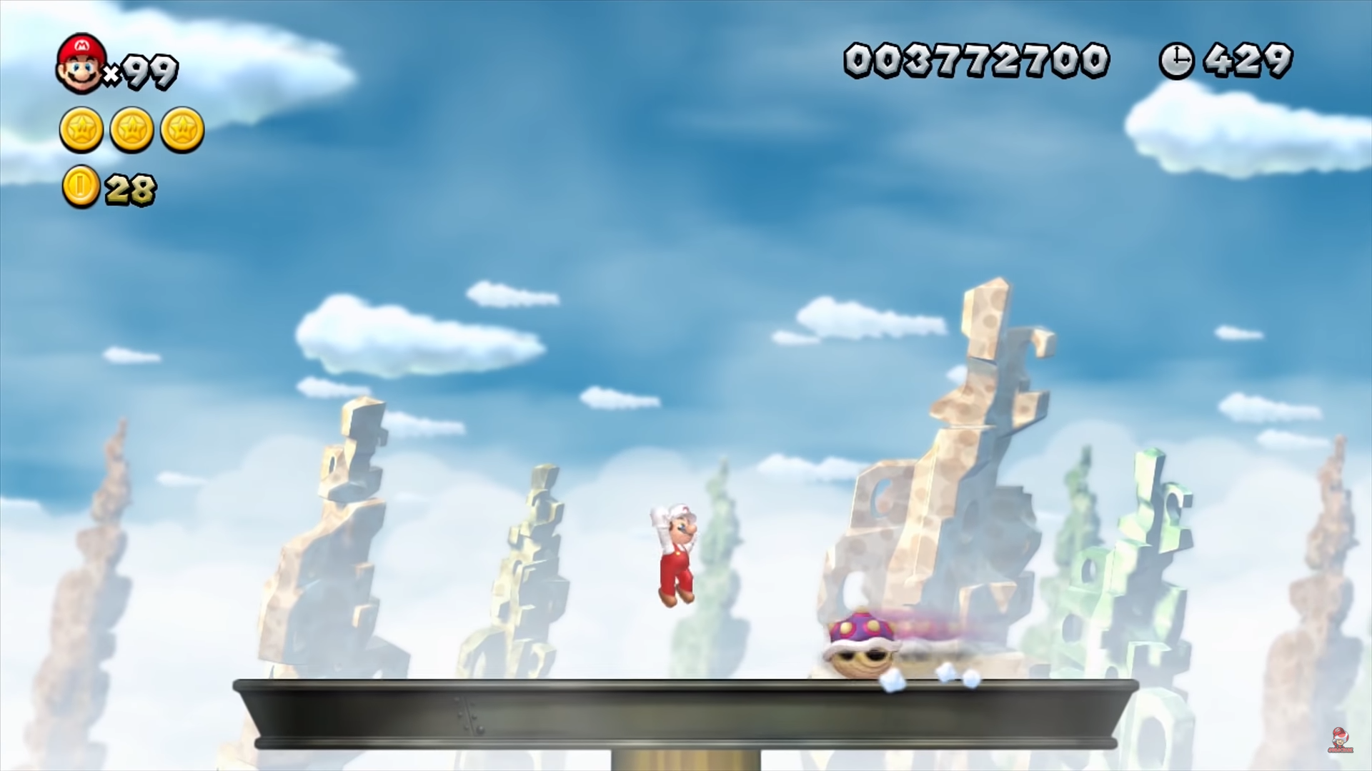 New Super Mario Bros. U nastavak je istoimene igre za Wii, a dijele i sličnu ideju. Posebnost ove igre je asimetričnost, budući da jedan igrač može putem običnog kontrolera za Wii U upravljati likom, a drugi igrač, putem tabletnog kontrolera Wii U-a može manipulirati okolinom u nivou. Tako primjerice, ako Mario padne niz liticu, počne plutati u balončiću iznad nivoa, sve dok ga drugi igrač ne oslobodi dodirivanjem ekrana, odnosno probijanjem balončića.