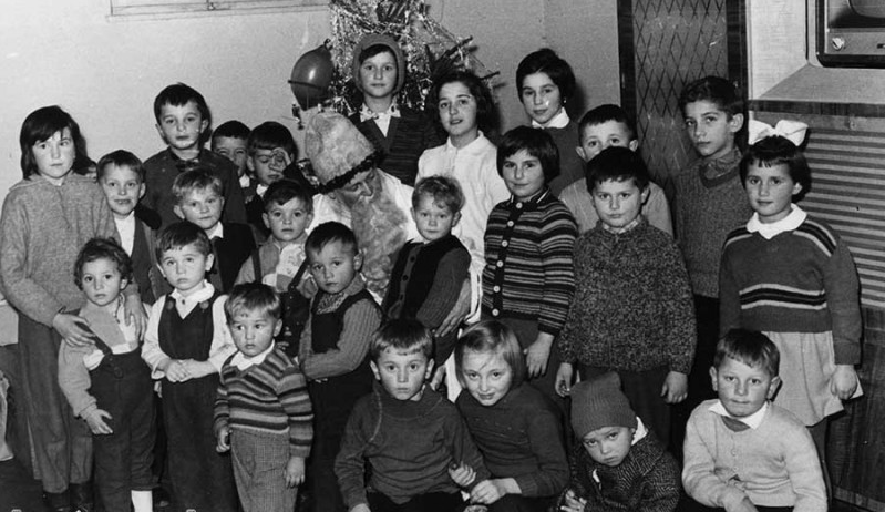  Djed Mraz za djecu poštanskih službenika u Karlovcu 1961. godine.