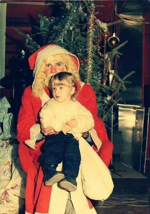Djed Mraz s loknama; 1988. godina u Vršcu.