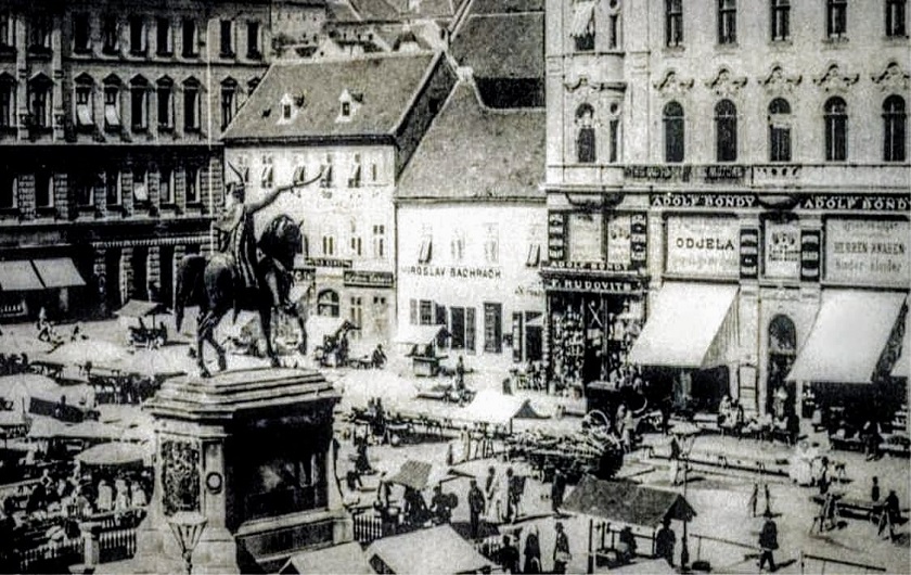Trg bana Jelačića 1902. godine