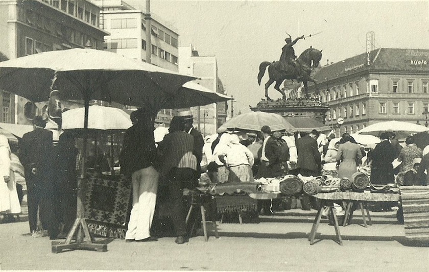 Trg bana Jelačića 1935. godine