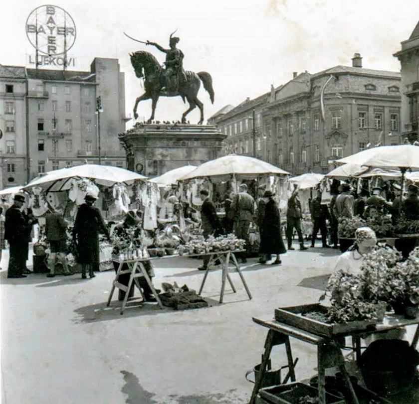 Trg bana Jelačića 1941. godine