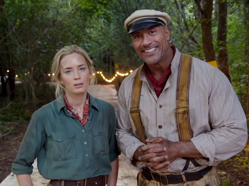Avanturistički film Jungle Cruise temelji se na popularnoj vožnji iz Disney Worlda. Glavni glumci su The Rock i Emily Blunt. Radnja se odvija u 30-ima, a kapetan broda Frank vozi znanstvenicu i njezinog brata na misiju u džunglu. Dolazi u kina 24. srpnja 2020.