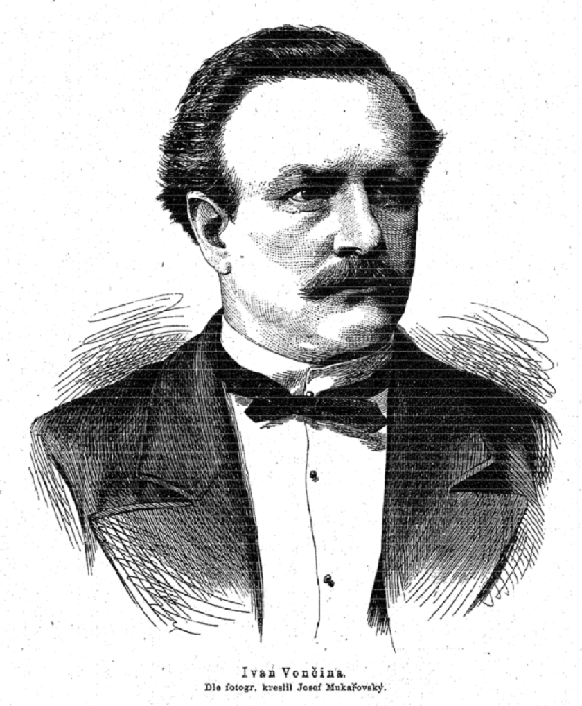 Ivan Vončina gradonačelnik je bio od 1873. do 1876. godine i za njegova mandata osnovana je Zemaljska obrtna škola u Zagrebu, Botanički vrt i Kemijski laboratorij.
